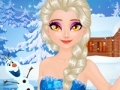 Oyunu Elsa. Sparkling eyelashes