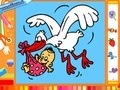 Oyunu Stork and baby