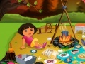Oyunu Dora`s Forest Camp Cleaning