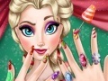 Oyunu Elsa Christmas Manicure