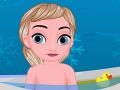 Oyunu Frozen Baby Summer Bath