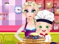Oyunu Elsa and Rosy. Pancakes day