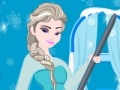 Oyunu Frozen Elsa. Room cleaning time