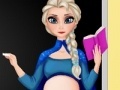 Oyunu Pregnant Elsa. School teacher