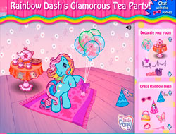 Benim Littel Pony: Raibow Dash`s Glamorous Çay Partisi.
