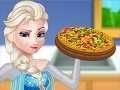 Oyunu Pregnant Elsa Cooking Pizza