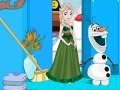 Oyunu Frozen Elsa Winter Bathroom Cleaning 