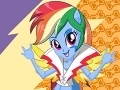 Oyunu Equestria Girls: Rainbow Rocks - Rainbow Dash Dress Up