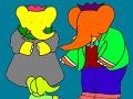 Oyunu Babar and Badou: Coloring
