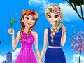 Oyunu Elsa And Anna: Spring DressUp