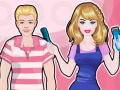Oyunu Barbie hairdresser with ken