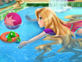 Oyunu Rapunzel swimming pool