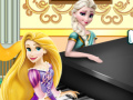 Oyunu Elsa & Rapunzel Piano Contest