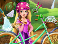 Oyunu Girls fix it Rapunzel's bicycle