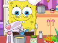 Oyunu SpongeBob Kitchen Slacking 