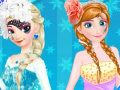 Oyunu Elsa vs Anna Make Up Contest