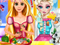 Oyunu Elsa & Rapunzel Cooking Disaster