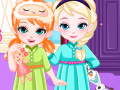 Oyunu Frozen Baby Sisters Bedtime