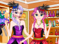Oyunu Elsa and Anna Freaky Shop 