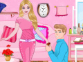Oyunu Ken Proposes to Barbie Clean Up 