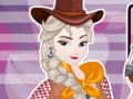 Oyunu Frozen Sisters Cowgirl Fashion 