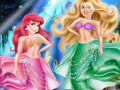 Oyunu Mermaid Princesses Underwater Fashion