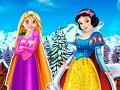 Oyunu Rapunzel And Snow White Winter Dress Up