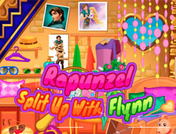 Rapunzel Flynn ile ayrıldı .