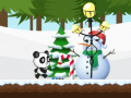 Oyunu Christmas Panda Run