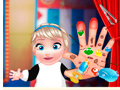 Oyunu Baby Elsa Hand Doctor