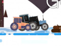 Oyunu Christmas Tractor Racing