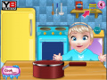 Oyunu  Baby Elsa cooking Icecream