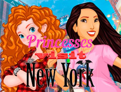 Prensesler New York'u ziyaret edin 