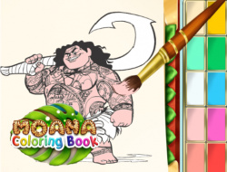 Moana Boyama Kitabı 