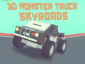 Oyunu 3D Monster Truck Skyroads