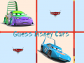 Oyunu Guess Disney Cars