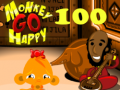 Oyunu Monkey Go Happy Stage 100