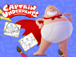 Kaptan İç Pantolonları: Boyama Kitabı .