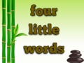 Oyunu Four Little Words