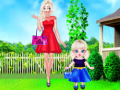 Oyunu Mother & Baby Elsa Photoshoot