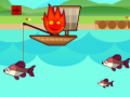 Oyunu FireBoy And WaterGirl Go Fishing