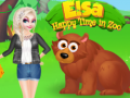 Oyunu Elsa Happy Time In Zoo