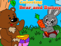 Oyunu Coloring Bear and Bunny