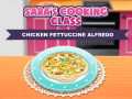 Oyunu Sara's Cooking Class: Chicken Fettuccine Alfredo