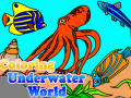 Oyunu Coloring Underwater World