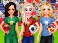 Oyunu BFF Princess Vote For Football 2018