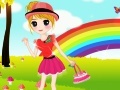 Oyunu Picking Up Mushrooms Girl