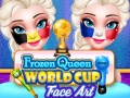 Oyunu Frozen Queen World Cup Face Art