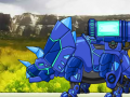 Oyunu Combine! Dino Robot 2 Triceratops Blue plus