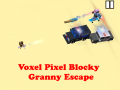 Oyunu Voxel Pixel Blocky Granny Escape